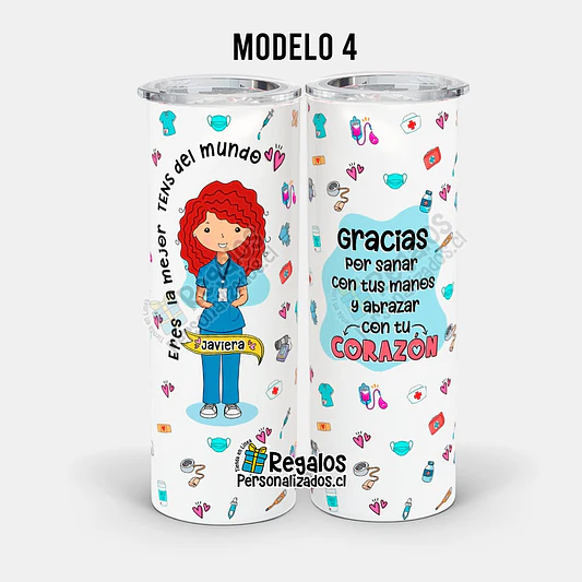 Vaso térmico skinny TENS Mujer 5