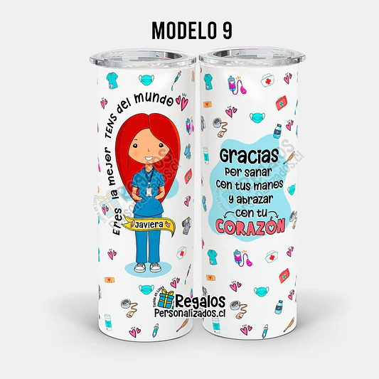 Vaso térmico skinny TENS Mujer 10