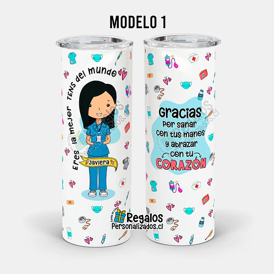 Vaso térmico skinny TENS Mujer 2