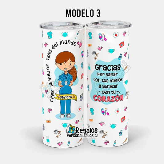 Vaso térmico skinny TENS Mujer 4