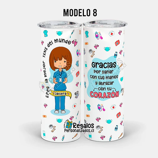 Vaso térmico skinny TENS Mujer 9
