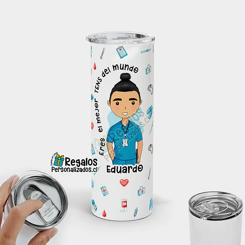 Vaso térmico skinny TENS varón