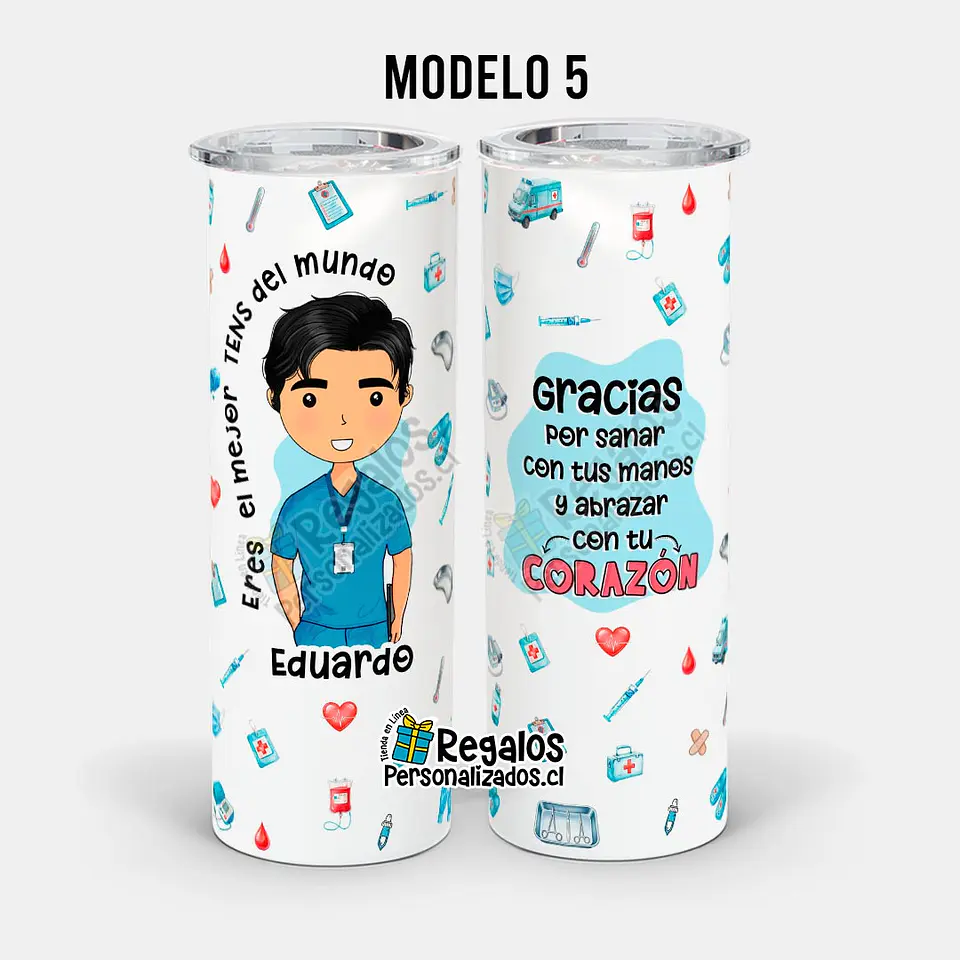 Vaso térmico skinny TENS varón 6