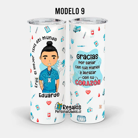 Vaso térmico skinny TENS varón 10