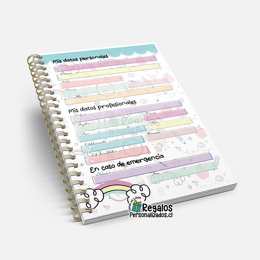 Agenda Planner Educadora de Párvulos Modelo 01 2