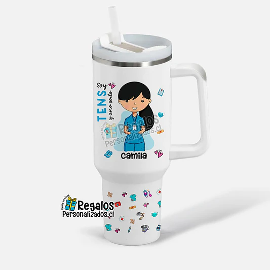 Vaso térmico 1.2 lt diseño TENS mujer 1