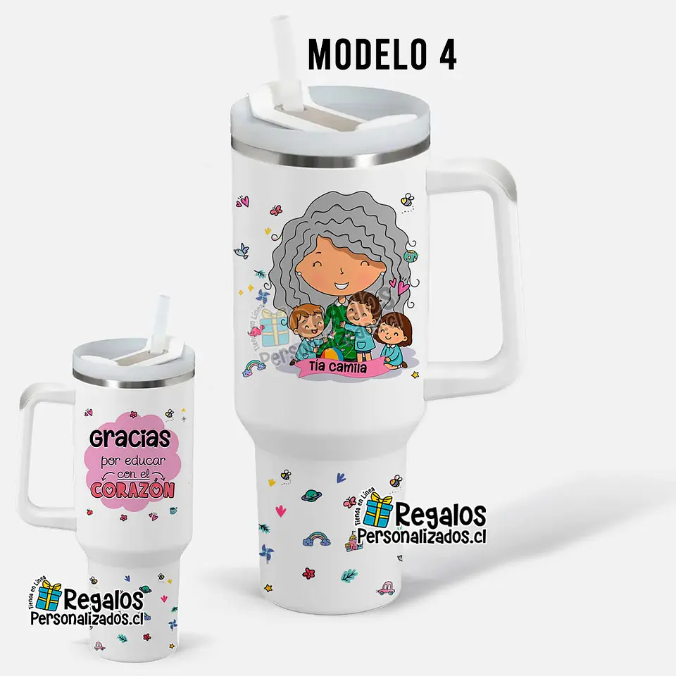 Vaso térmico 1.2 lt diseño  Educadora 5