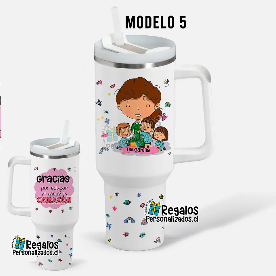 Vaso térmico 1.2 lt diseño  Educadora 6