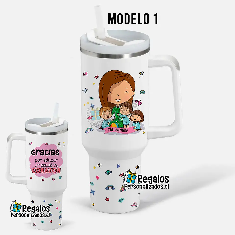 Vaso térmico 1.2 lt diseño  Educadora 2