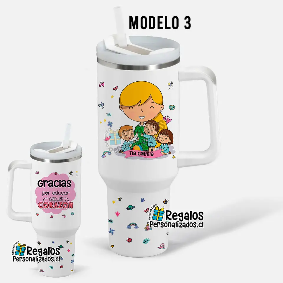 Vaso térmico 1.2 lt diseño  Educadora 4