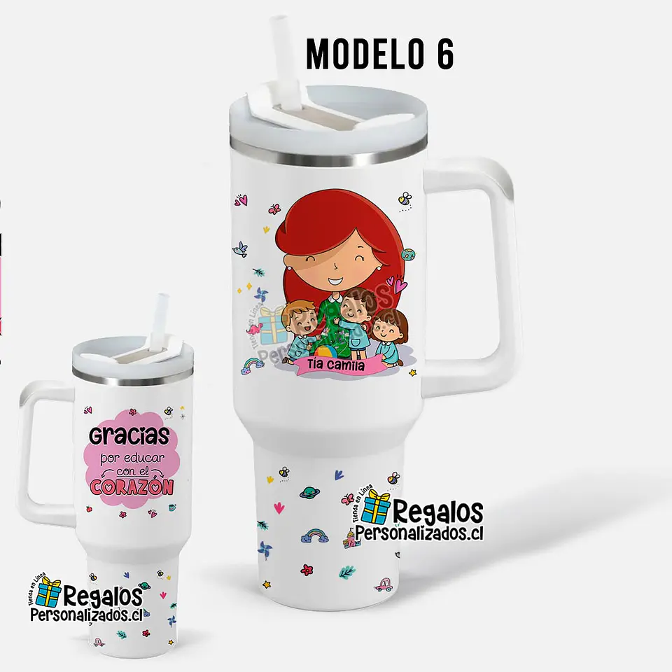 Vaso térmico 1.2 lt diseño  Educadora 7