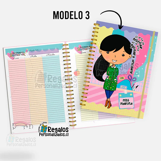 Agenda Planner Educadora de Párvulos Modelo 01 13
