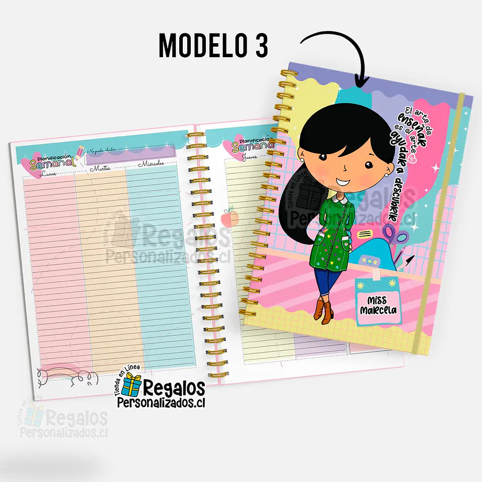 Agenda Planner Educadora de Párvulos Modelo 01 13