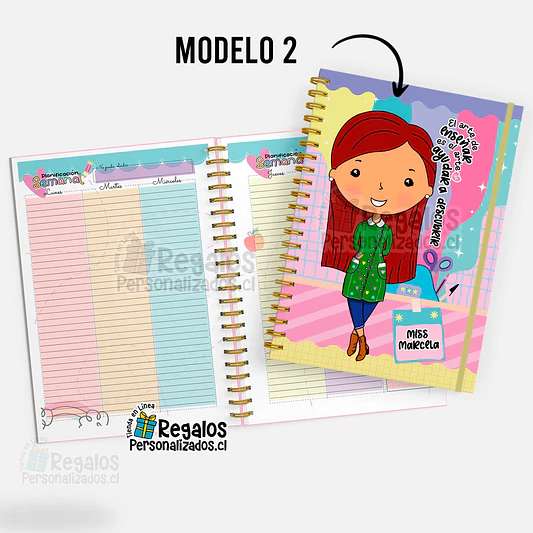 Agenda Planner Educadora de Párvulos Modelo 01 12