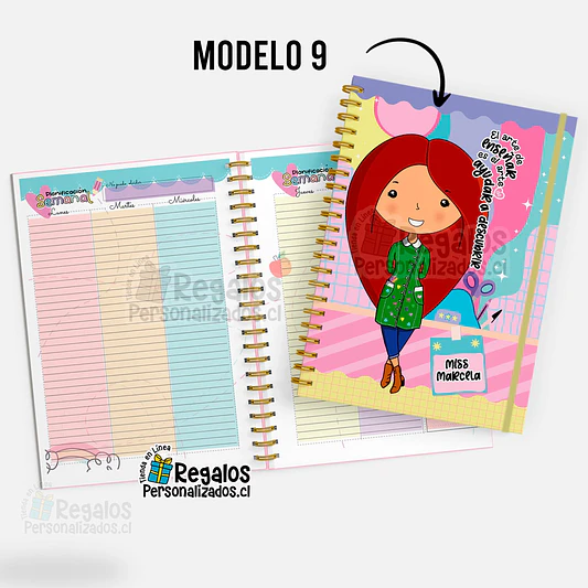 Agenda Planner Educadora de Párvulos Modelo 01 19