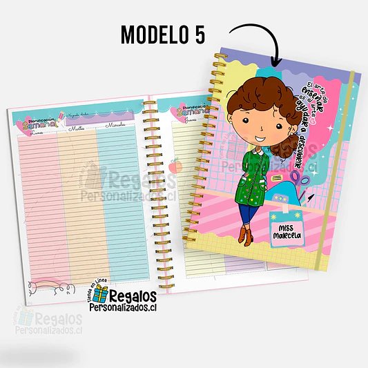 Agenda Planner Educadora de Párvulos Modelo 01 15