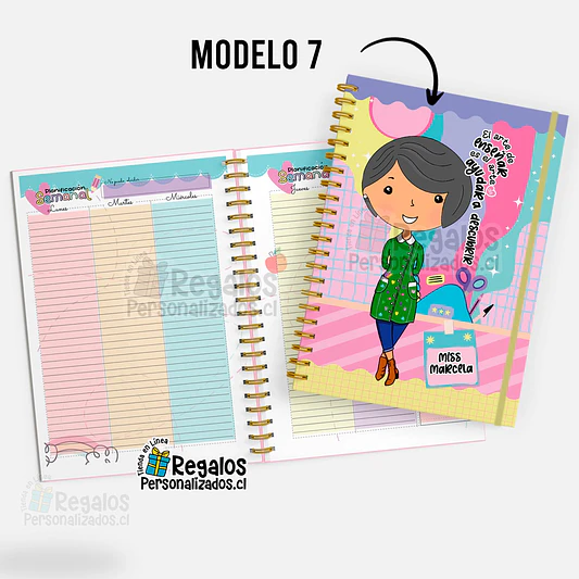 Agenda Planner Educadora de Párvulos Modelo 01 17