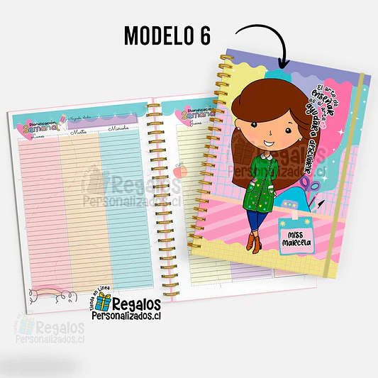Agenda Planner Educadora de Párvulos Modelo 01 16