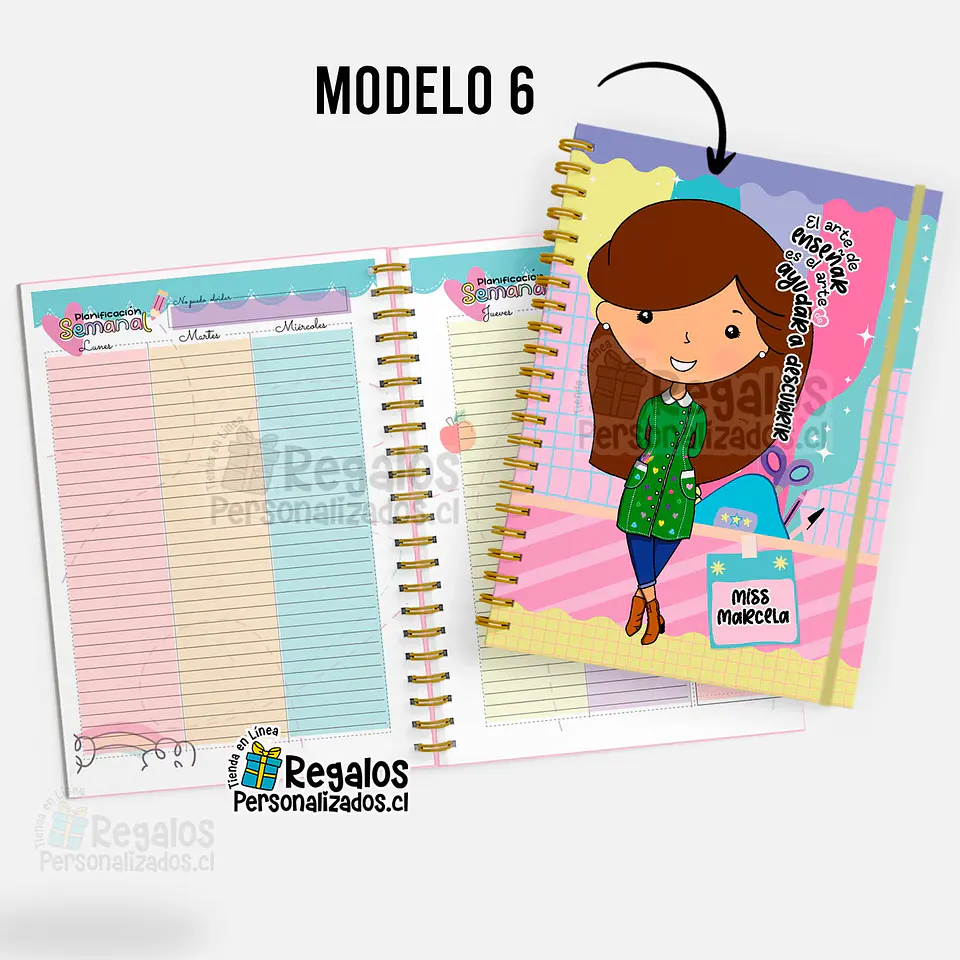 Agenda Planner Educadora de Párvulos Modelo 01 16