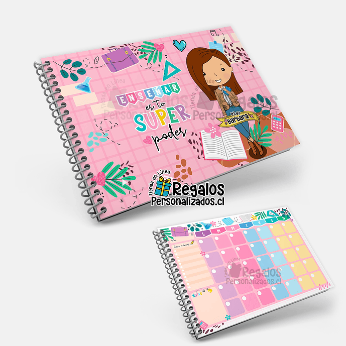 Planificador mensual diseño Profesora Scolaria 1