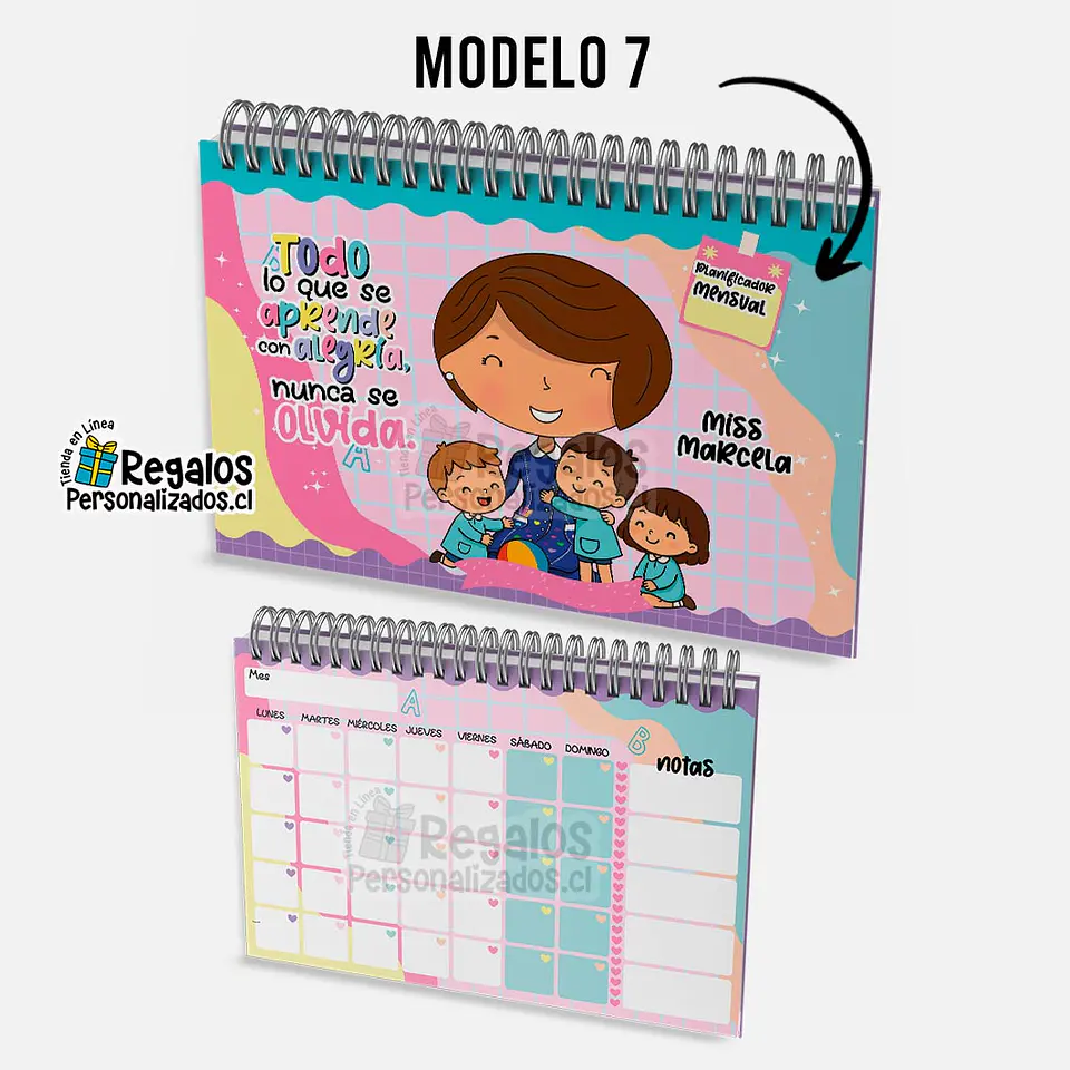 Planificador semanal Técnico Educadora 8
