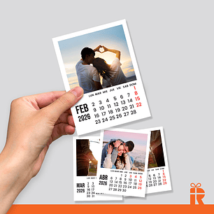 Set Foto Calendario polaroid 10x12cm