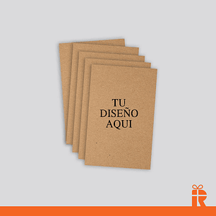 Pack Etiqueta cartón kraft 