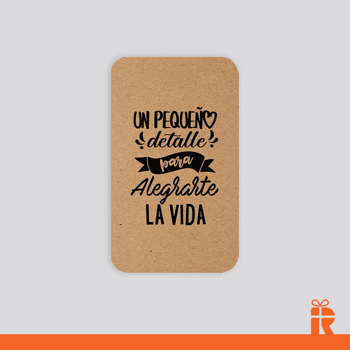 Pack Etiqueta cartón kraft  3
