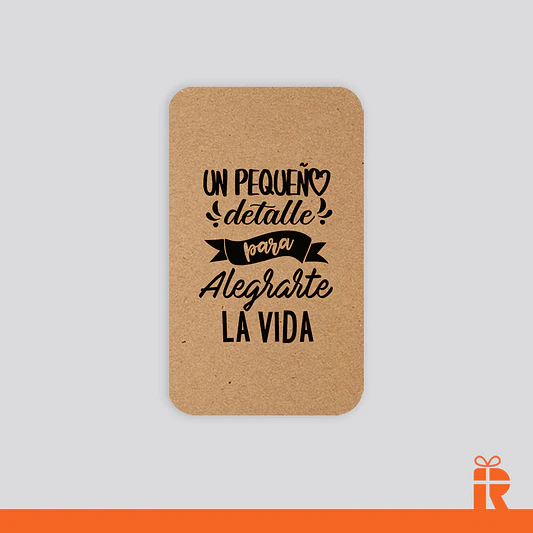 Pack Etiqueta cartón kraft  3