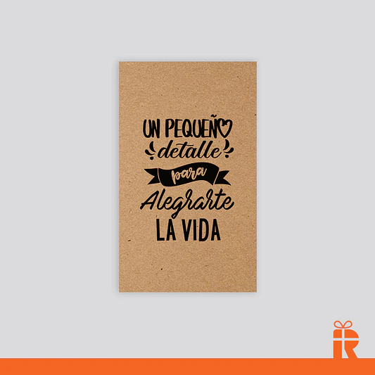 Pack Etiqueta cartón kraft  2