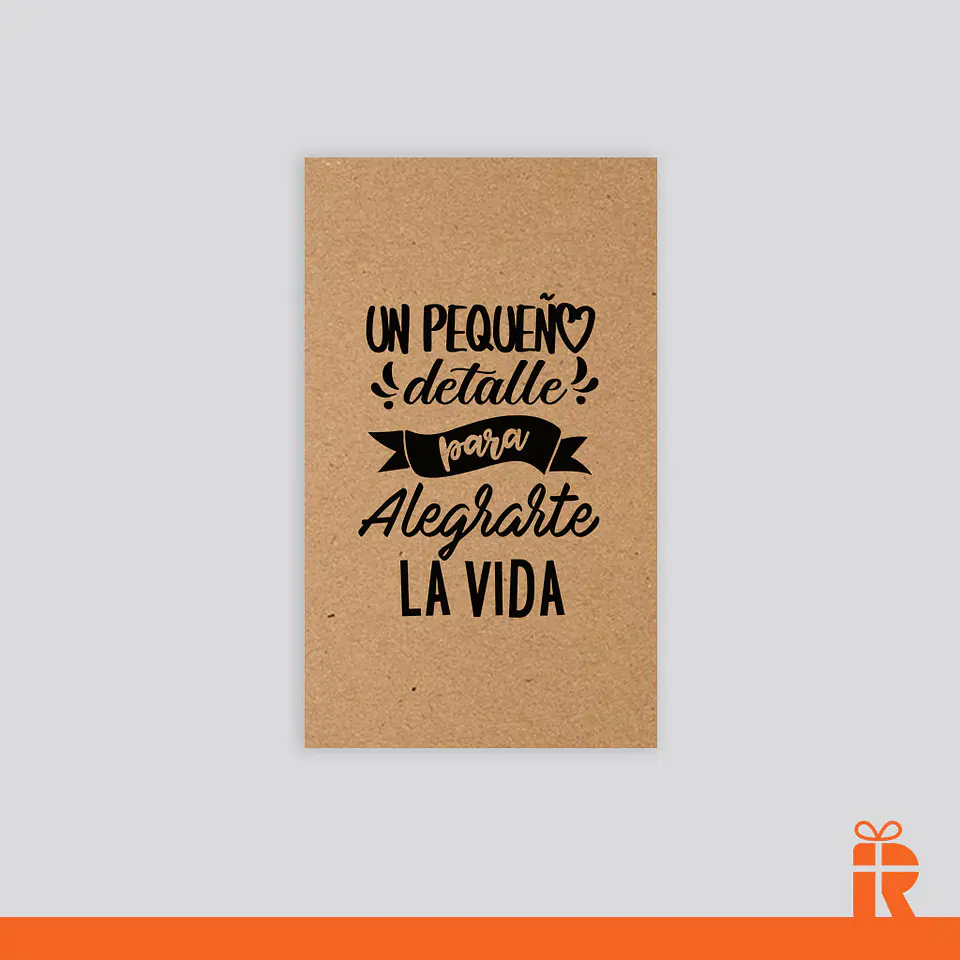 Pack Etiqueta cartón kraft  2
