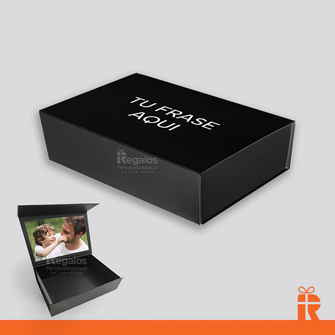 Caja premium para regalo 20x30x10 NEGRA