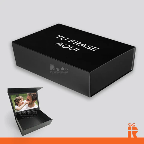 Caja premium para regalo 30x40x10 NEGRA