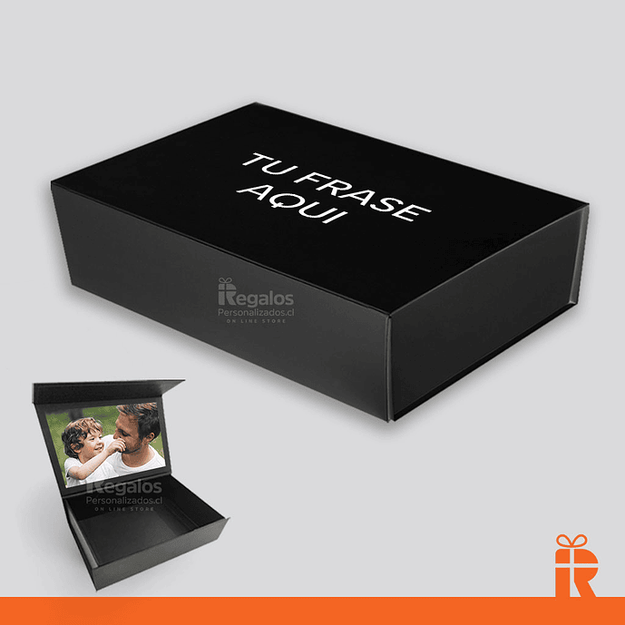 Caja premium para regalo 30x40x10 NEGRA 1
