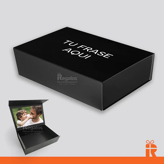 Caja premium para regalo 30x40x10 NEGRA 1