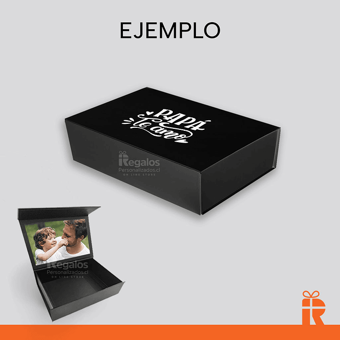 Caja premium para regalo 30x40x10 NEGRA 2