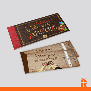 Talonario vales por aventuras