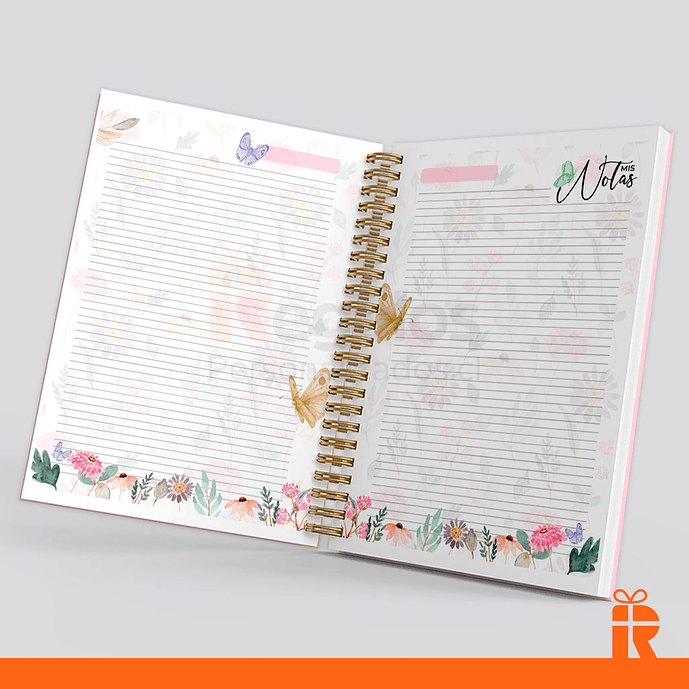 Agenda planificador modelo 02, tapas personalizadas 4