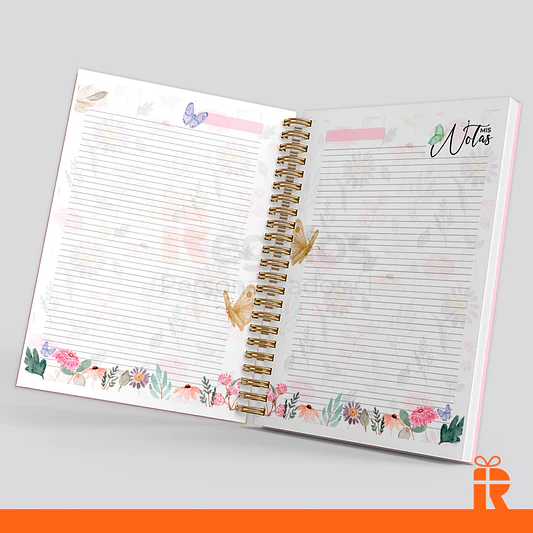 Agenda planificador modelo 02, tapas personalizadas 4