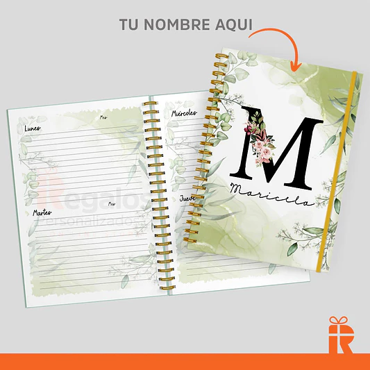 Agenda planificador modelo 03, tapas personalizadas 1