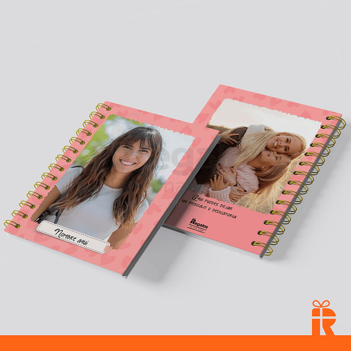 Agenda planificador femenino, tapas personalizadas 2