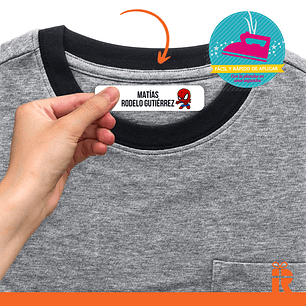 Etiqueta térmica para ropa personalizada