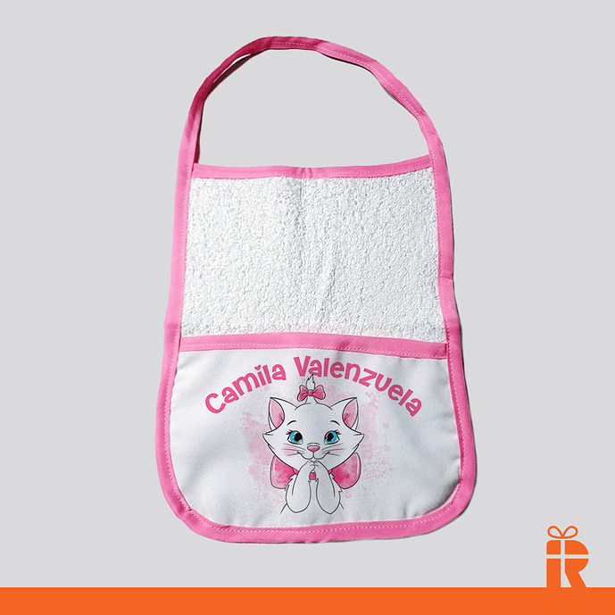 Toalla jardin rosa personalizada 2