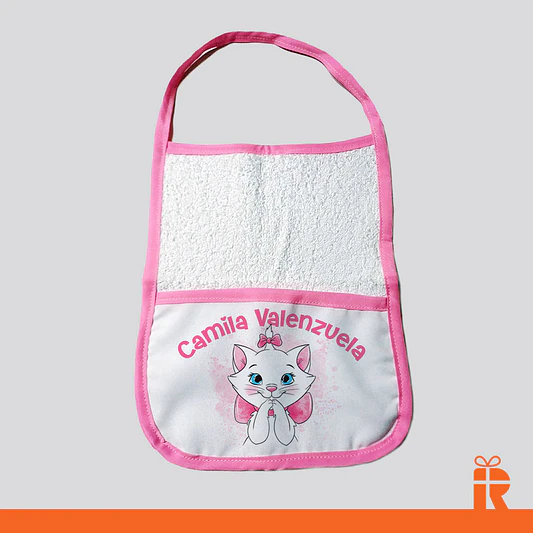 Toalla jardin rosa personalizada 2