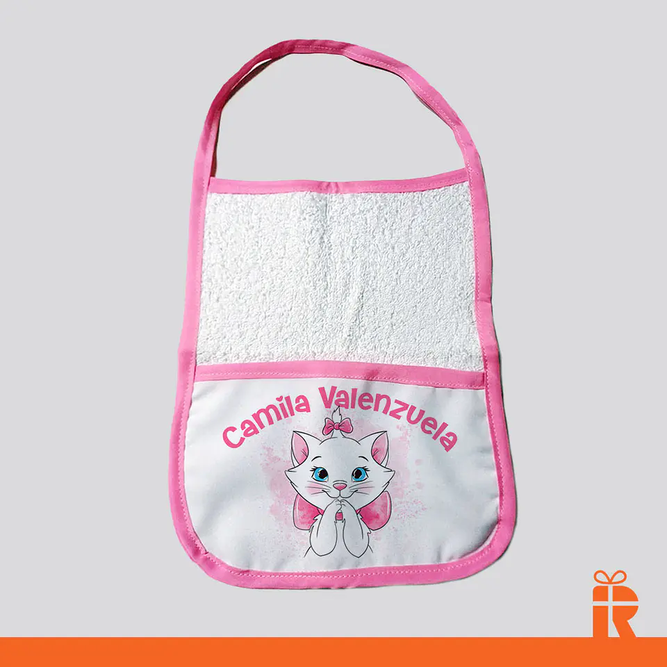 Toalla jardin rosa personalizada 2