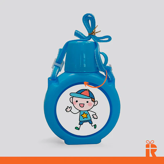 Botella cantimplora celeste personalizada 2