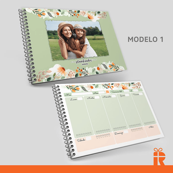 Planificador semanal foto personalizada 3