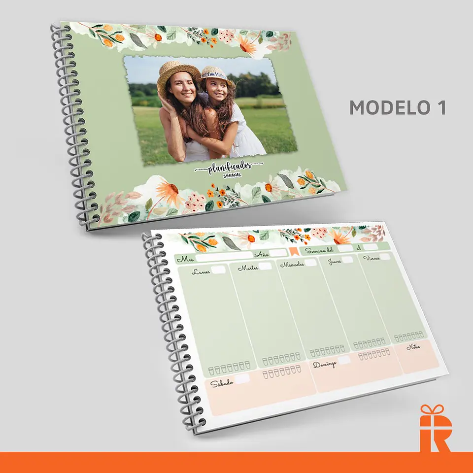 Planificador semanal foto personalizada 3