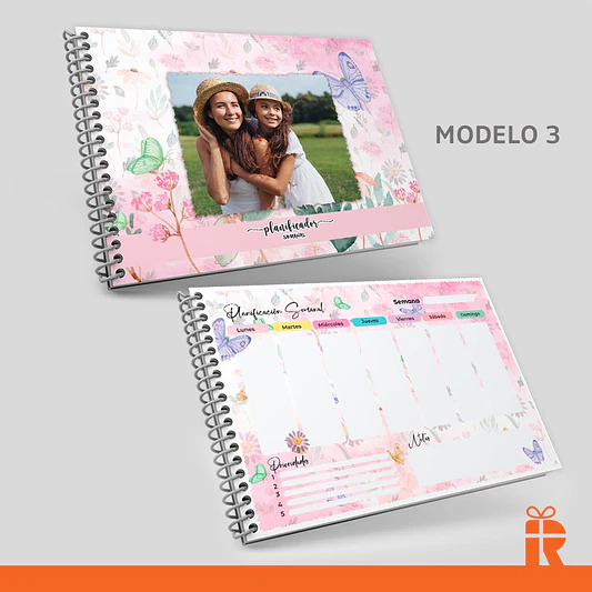 Planificador semanal foto personalizada 5