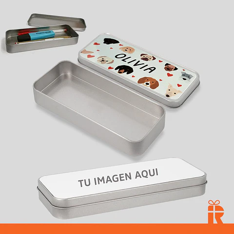 Estuche metálico personalizado